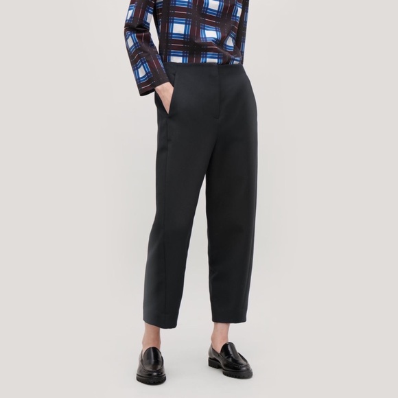 COS Pants - nwt cos twisted seam cropped tapered trousers 2
